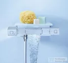 Grohe Grohtherm Cube termosztátos kádcsaptelep Grohe EasyReach zuhanypolccal 34502000