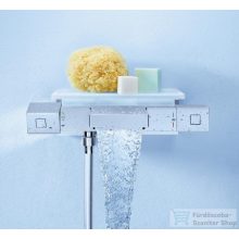   Grohe Grohtherm Cube termosztátos kádcsaptelep Grohe EasyReach zuhanypolccal 34502000