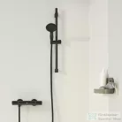 Grohe PRECISION START termosztátos zuhany csaptelep zuhanyszettel,matt fekete 345972431