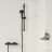 Grohe PRECISION START termosztátos zuhany csaptelep zuhanyszettel,matt fekete 345972431