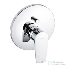   Kludi Pure&Solid falsík alatti egykaros kádtöltő és zuhanycsap króm 346570575