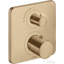   Hansgrohe AXOR Citterio M falsík alatti termosztátos kád/zuhany csaptelep elzárószeleppel,szálcsiszolt bronz 34705140