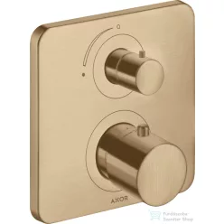   Hansgrohe AXOR Citterio M falsík alatti termosztátos kád/zuhany csaptelep elzárószeleppel,szálcsiszolt bronz 34705140