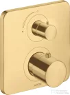 Hansgrohe AXOR Citterio M falsík alatti termosztátos kád/zuhany csaptelep elzárószeleppel,szálcsiszolt arany hatású 34705250