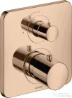 Hansgrohe AXOR Citterio M falsík alatti termosztátos kád/zuhany csaptelep elzárószeleppel,polírozott vörös arany hatású 34705300