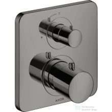   Hansgrohe AXOR Citterio M falsík alatti termosztátos kád/zuhany csaptelep elzárószeleppel,polírozott fekete króm 34705330