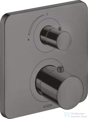 Hansgrohe AXOR Citterio M falsík alatti termosztátos kád/zuhany csaptelep elzárószeleppel,szálcsiszolt fekete króm 34705340