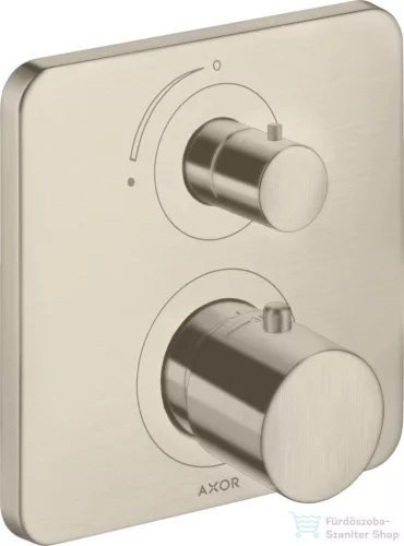 Hansgrohe AXOR Citterio M falsík alatti termosztátos kád/zuhany csaptelep elzárószeleppel,szálcsiszolt nikkel 34705820