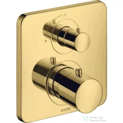   Hansgrohe AXOR Citterio M falsík alatti termosztátos kád/zuhany csaptelep elzárószeleppel,polírozott arany hatású 34705990