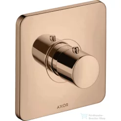   Hansgrohe AXOR Citterio M HIghflow termosztát falsík alatti szereléshez,polírozott vörös arany hatású 34716300