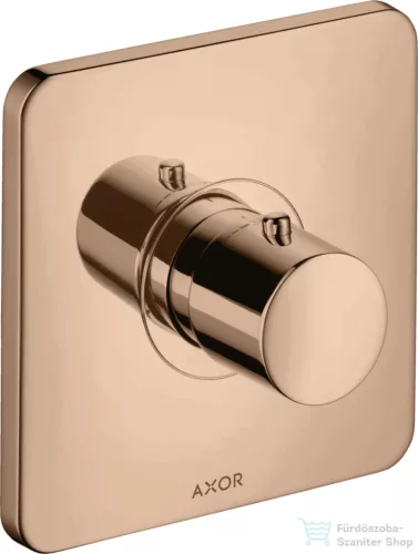 Hansgrohe AXOR Citterio M HIghflow termosztát falsík alatti szereléshez,polírozott vörös arany hatású 34716300
