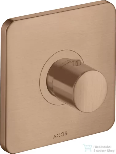 Hansgrohe AXOR Citterio M Highflow termosztát falsík alatti szereléshez,szálcsiszolt vörös arany hatású 34716310