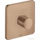 Hansgrohe AXOR Citterio M Highflow termosztát falsík alatti szereléshez,szálcsiszolt vörös arany hatású 34716310