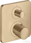 Hansgrohe AXOR Citterio M falsík alatti termosztátos kád/zuhany csaptelep elzárószeleppel,szálcsiszolt bronz 34725140