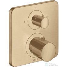   Hansgrohe AXOR Citterio M falsík alatti termosztátos kád/zuhany csaptelep elzárószeleppel,szálcsiszolt bronz 34725140