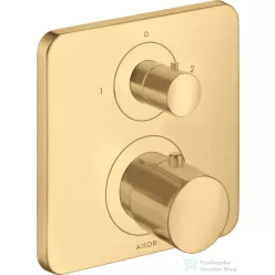   Hansgrohe AXOR Citterio M falsík alatti termosztátos kád/zuhany csaptelep elzárószeleppel,szálcsiszolt arany hatású 34725250