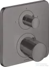 Hansgrohe AXOR Citterio M falsík alatti termosztátos kád/zuhany csaptelep elzárószeleppel,szálcsiszolt fekete króm 34725340