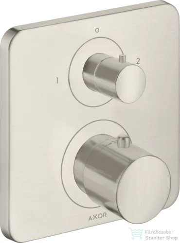 Hansgrohe AXOR Citterio M falsík alatti termosztátos kád/zuhany csaptelep elzárószeleppel,rozsdamentes acél hatású 34725800