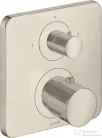 Hansgrohe AXOR Citterio M falsík alatti termosztátos kád/zuhany csaptelep elzárószeleppel,Szálcsiszolt nikkel 34725820