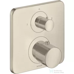   Hansgrohe AXOR Citterio M falsík alatti termosztátos kád/zuhany csaptelep elzárószeleppel,Szálcsiszolt nikkel 34725820