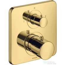   Hansgrohe AXOR Citterio M falsík alatti termosztátos kád/zuhany csaptelep elzárószeleppel,polírozott arany hatású 34725990