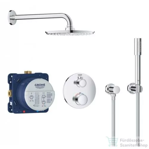 Grohe Grohtherm falsík alatti termosztátos zuhanycsaptelep szett 34732000