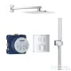 Grohe Grohtherm Cube termosztátos zuhanyrendszer Rainshower allure fejzuhannyal 34741000