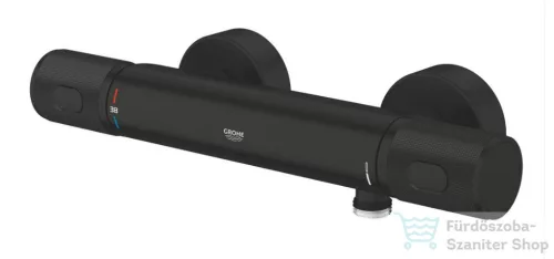 Grohe PRECISION FEEL termosztátos zuhany csaptelep zuhanyszett nélkül, matt fekete 347902430