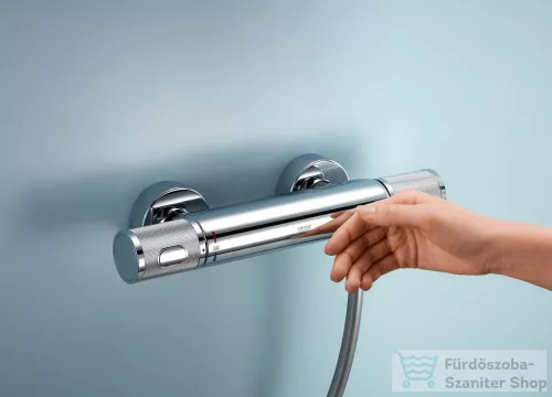 Grohe PRECISION FEEL termosztátos zuhany csaptelep zuhanyszettel,króm 34791001