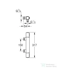 Grohe PRECISION FLOW termosztátos zuhany csaptelep zuhanyszett nélkül,króm 34799000