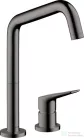 Hansgrohe AXOR Citterio M 2 üléses mosogató csaptelep DN15, polírozott fekete króm 34820330