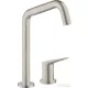 Hansgrohe AX Citterio M 2-lyukú konyhai csaptelep DN15, rozsdamentes acél hatású 34820800