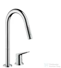 Hansgrohe AX Citterio M 2-lyukú konyhai csaptelep, kihúzható zuhanyfejjel DN15, króm 34822000