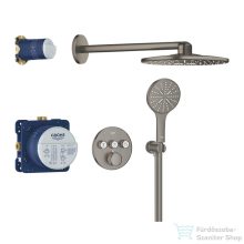   GROHE GROHTHERM SMARTCONTROL falsík alatti termosztátos zuhanyrendszer,Smartactive 310 fejzuhannyal,Brushed Hard Graphite 34863AL0