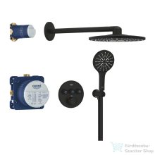   GROHE GROHTHERM SMARTCONTROL falsík alatti termosztátos zuhanyrendszer,Smartactive 310 fejzuhannyal,Phantom Black 34863KF0