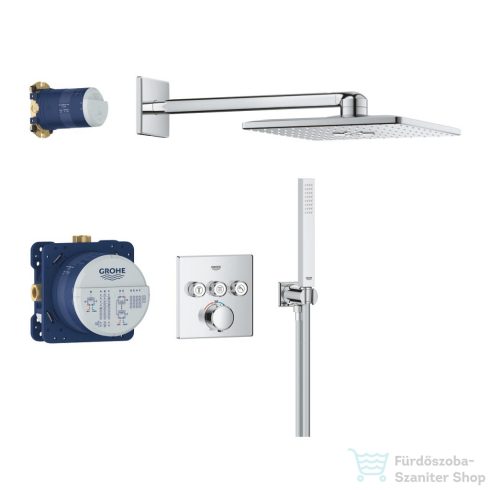 Grohe PRECISION SMARTCONTROL falsík alatti termosztátos zuhanyrendszer alaptesttel,króm 34875000