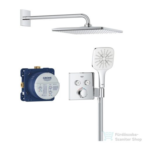 Grohe PRECISION SMARTCONTROL falsík alatti termosztátos zuhanyrendszer alaptesttel,króm 34876000