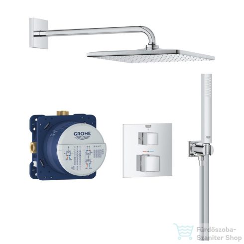 Grohe PRECISION THERMOSTAT Cube falsík alatti termosztátos zuhanyrendszer alaptesttel,króm 34879000