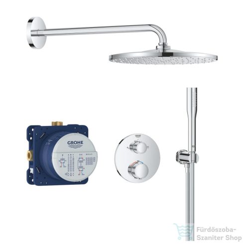 Grohe PRECISION THERMOSTAT falsík alatti termosztátos zuhanyrendszer alaptesttel,króm 34880000