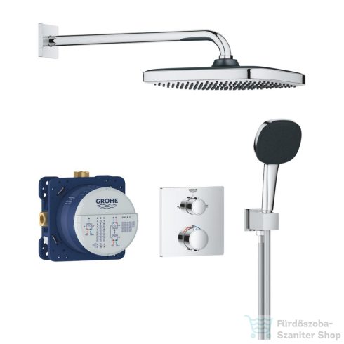 Grohe PRECISION THERMOSTAT falsík alatti termosztátos zuhanyrendszer alaptesttel,króm 34882000