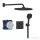 Grohe PRECISION THERMOSTAT falsík alatti termosztátos zuhanyrendszer alaptesttel,matt fekete 348822430