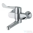 Kludi MEDI CARE orvosi fali mosdó csaptalep, leeresztő nélkül, króm 349200524