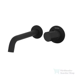   RamonSoler TZAR falsík alatti mosdó csaptelep 24 cm-es kifolyóval, leeresztő nélkül, matt fekete 34A302489