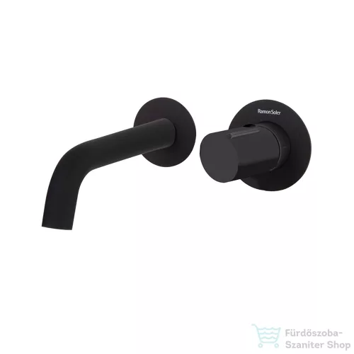 RamonSoler TZAR falsík alatti mosdó csaptelep 19 cm-es kifolyóval, leeresztő nélkül, matt fekete 34A302903