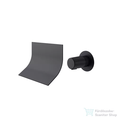 RamonSoler TZAR falsík alatti mosdó csaptelep 8,2 cm-es kifolyóval, leeresztő nélkül, matt fekete 34A309434