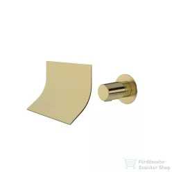   RamonSoler TZAR falsík alatti mosdó csaptelep 8,2 cm-es kifolyóval, leeresztő nélkül, szálcsiszolt arany 34A309435