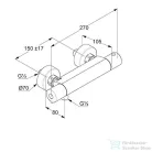 Kludi Basic termosztátos zuhanycsaptelep NA15 350020538