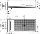 Hansgrohe AXOR fejzuhany 260/580 3jet 35283000
