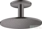 Hansgrohe AXOR SHOWERSOLUTIONS 300 fejzuhany mennyezeti zuhanykarral 1 jet,szálcsiszolt fekete króm 35301340