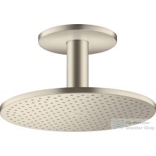   Hansgrohe AXOR SHOWERSOLUTIONS 300 fejzuhany mennyezeti zuhanykarral 1 jet,szálcsiszolt nikkel 35301820